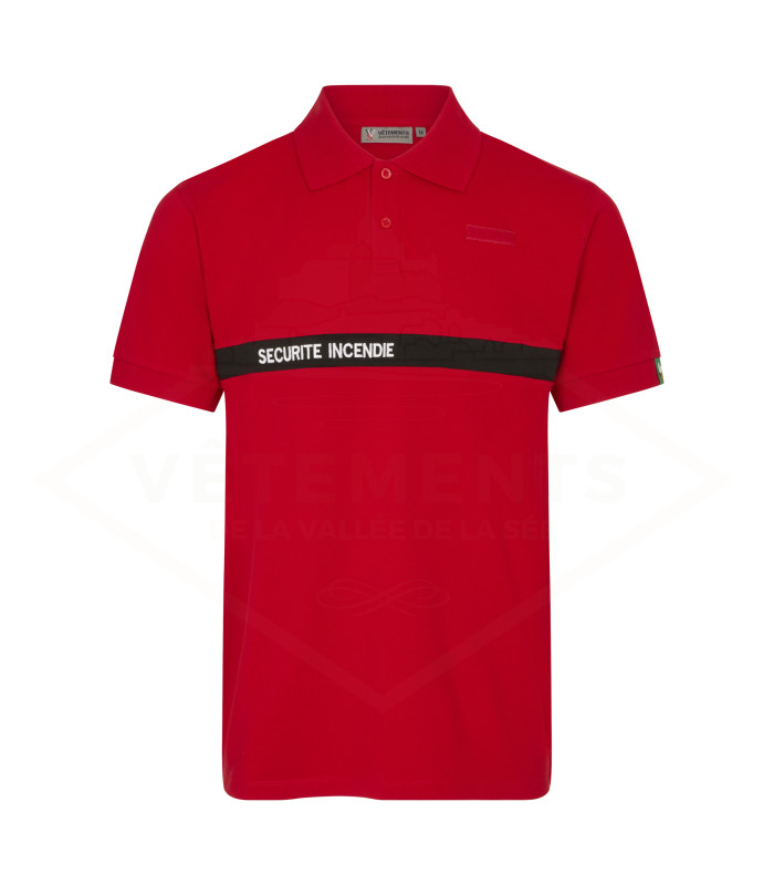 POLO SSIAP MC RBN | HOMME | marquage dos SECURITE PRIVEE | BEGREEN | VVS (décret 180723)