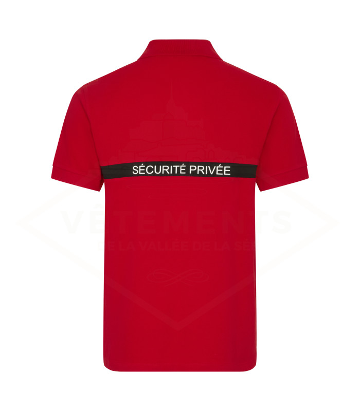POLO SSIAP MC RBN | HOMME | marquage dos SECURITE PRIVEE | BEGREEN | VVS (décret 180723)