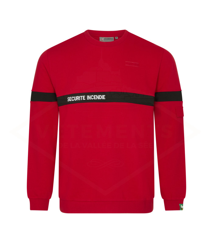 SWEAT SSIAP RBN | HOMME | marquage dos SECURITE PRIVEE | BEGREEN | VVS (décret 180723)
