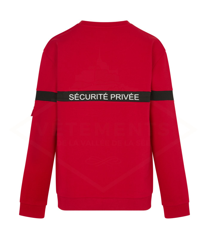 SWEAT SHIRT SSIAP RBN | FEMME | marquage dos SECURITE PRIVEE | BEGREEN | VVS (décret 180723)
